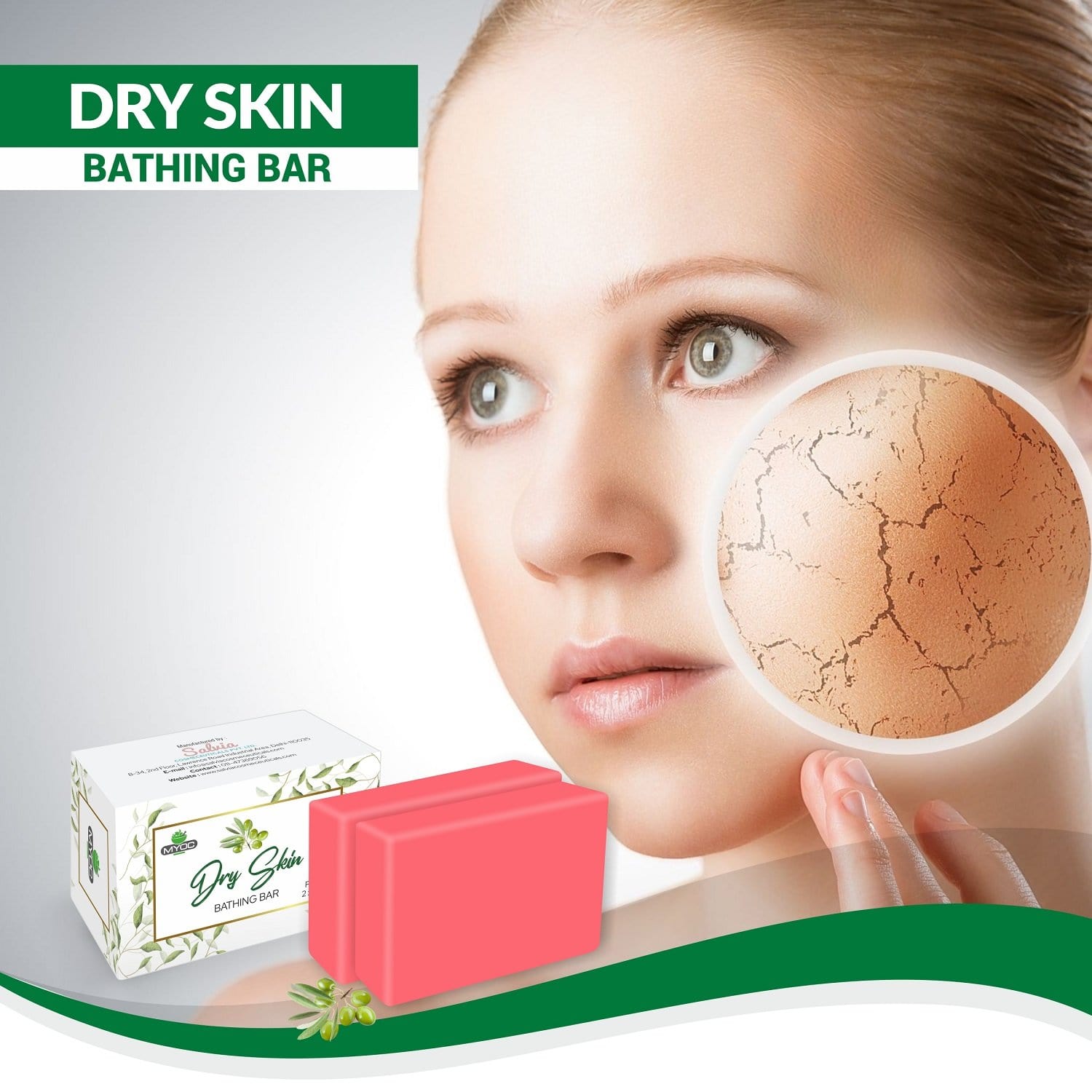 shoprythmindia Acne,Anti-acne Soap MYOC Soap For Dry Skin With Glycerine, Vitamin E & Olive Oil